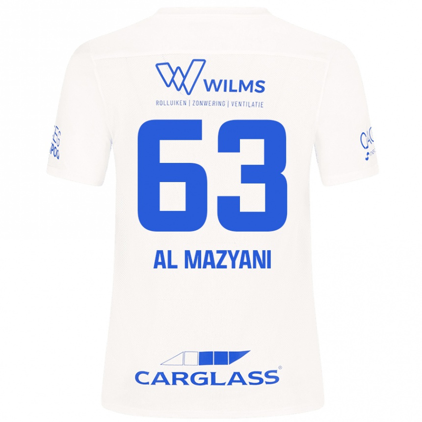 ילדים כדורגל Faissal Al Mazyani #63 לָבָן הרחק ג'רזי 2024/25