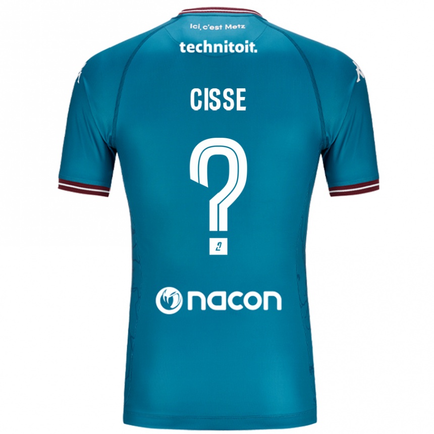 ילדים כדורגל Mouhamadou Cisse #0 בלו בנזין הרחק ג'רזי 2024/25