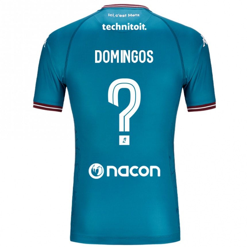 ילדים כדורגל Fabio Domingos #0 בלו בנזין הרחק ג'רזי 2024/25