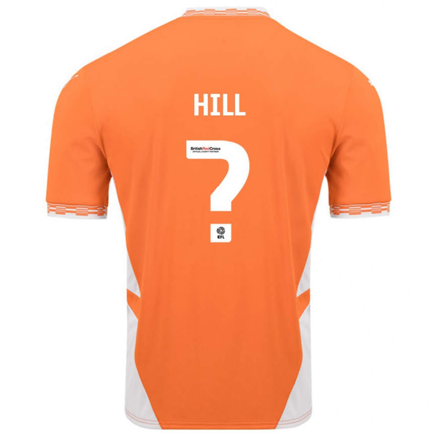 גברים כדורגל Tyler Hill #0 כתום לבן ג'רזי ביתית 2024/25