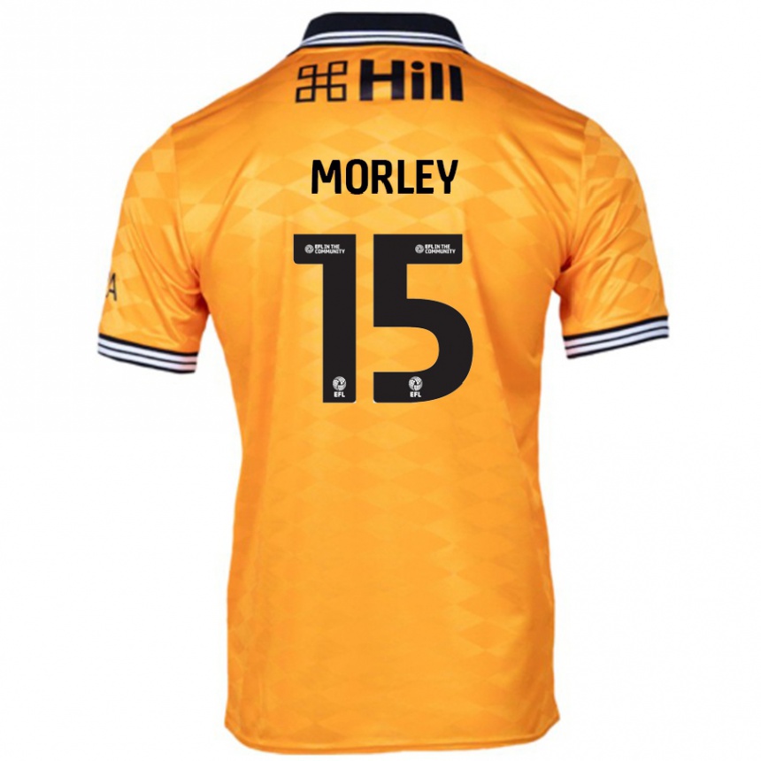 גברים כדורגל Jess Morley #15 כָּתוֹם ג'רזי ביתית 2024/25