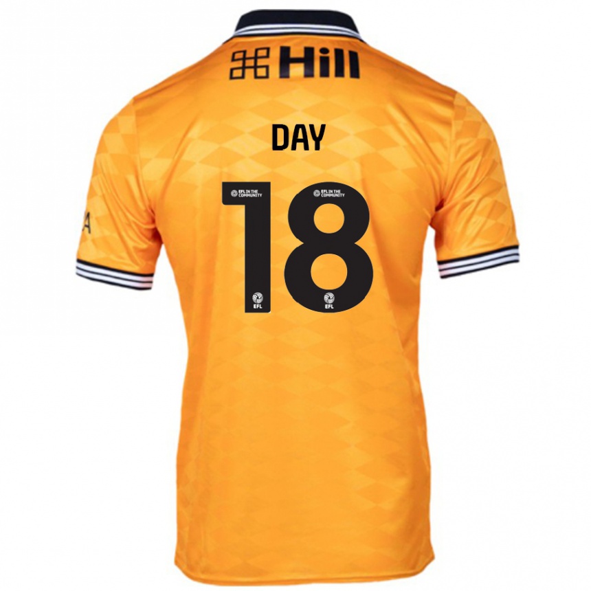 גברים כדורגל Niamh Day #18 כָּתוֹם ג'רזי ביתית 2024/25