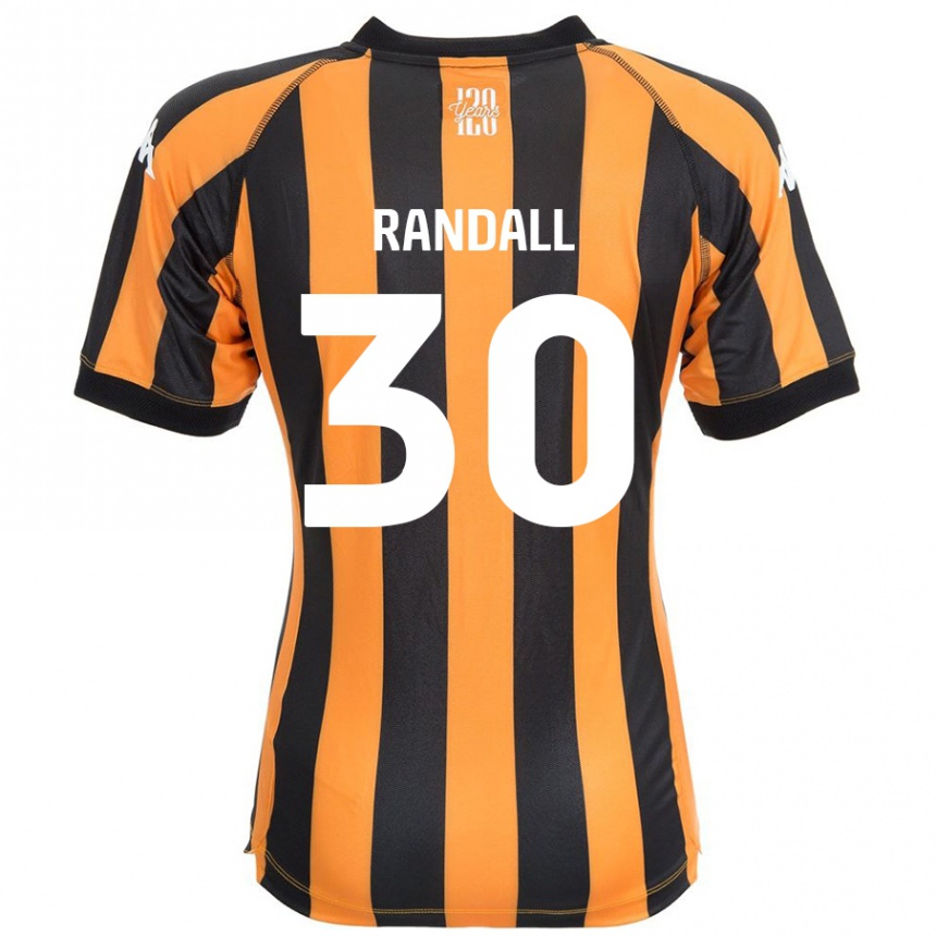 גברים כדורגל Jennifer Randall #30 ענבר שחור ג'רזי ביתית 2024/25