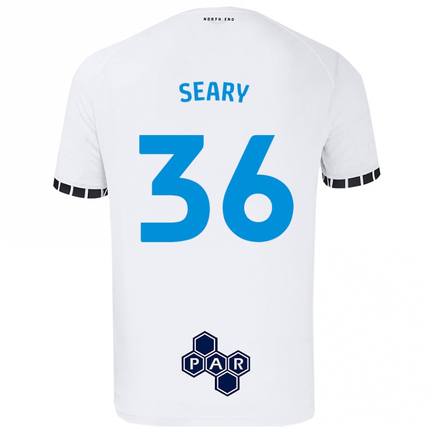 גברים כדורגל ג׳וש סירי #36 לָבָן ג'רזי ביתית 2024/25