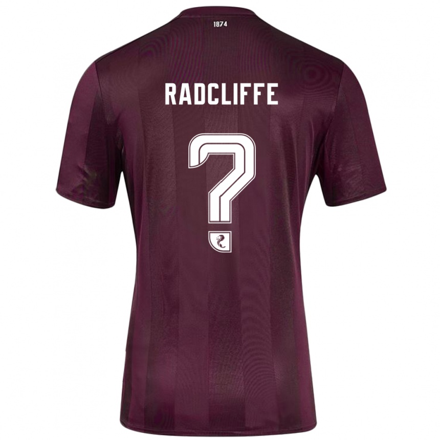 גברים כדורגל Josh Radcliffe #0 בורדו ג'רזי ביתית 2024/25