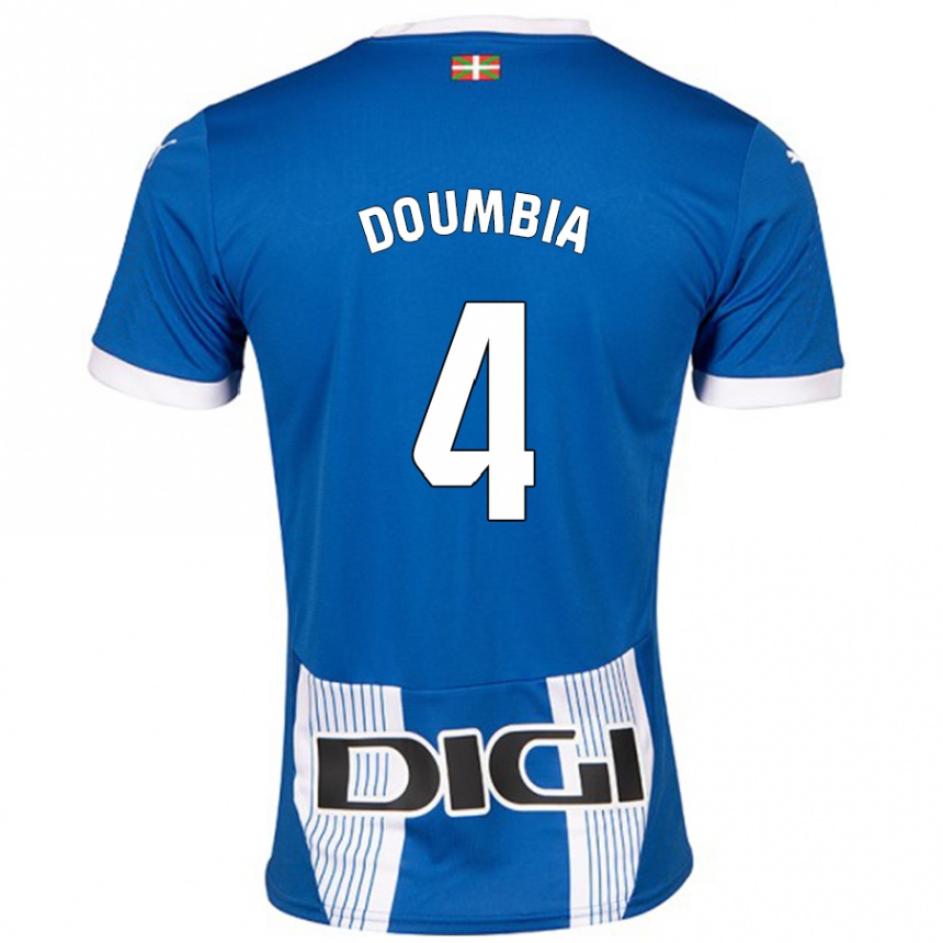 גברים כדורגל Daouda Doumbia #4 כְּחוֹל ג'רזי ביתית 2024/25