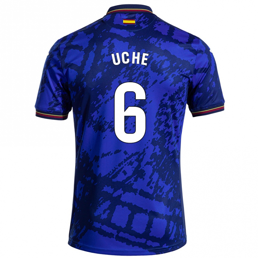 גברים כדורגל Chrisantus Uche #6 כחול כהה יותר ג'רזי ביתית 2024/25