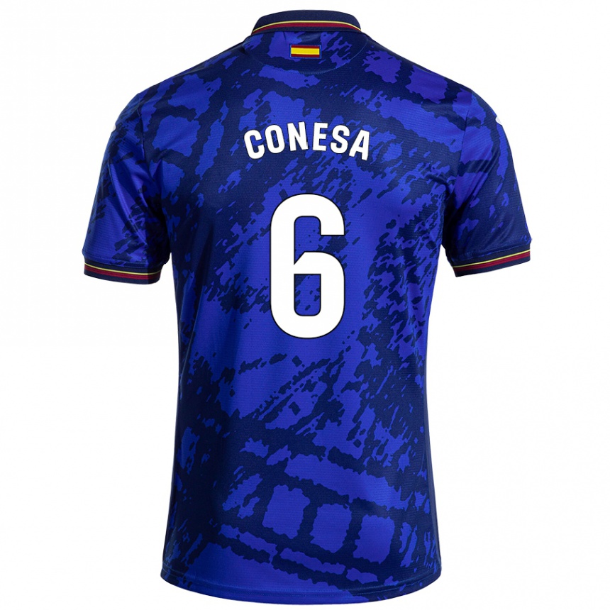 גברים כדורגל Nico Conesa #6 כחול כהה יותר ג'רזי ביתית 2024/25