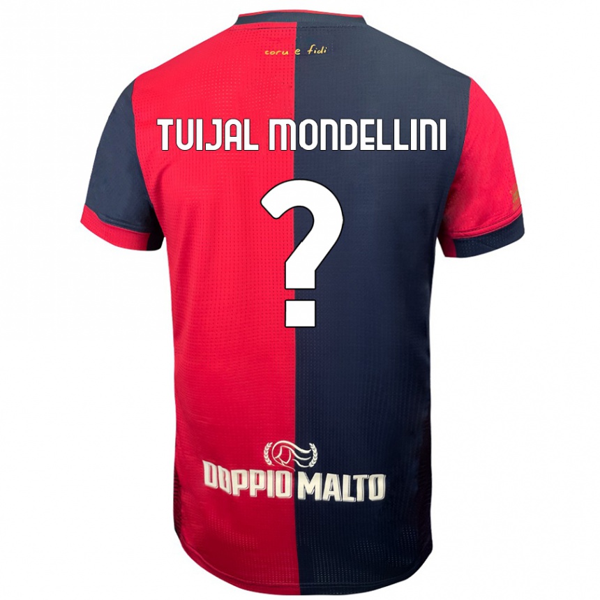 גברים כדורגל Luca Tuijal Mondellini #0 אדום כחול כהה יותר ג'רזי ביתית 2024/25