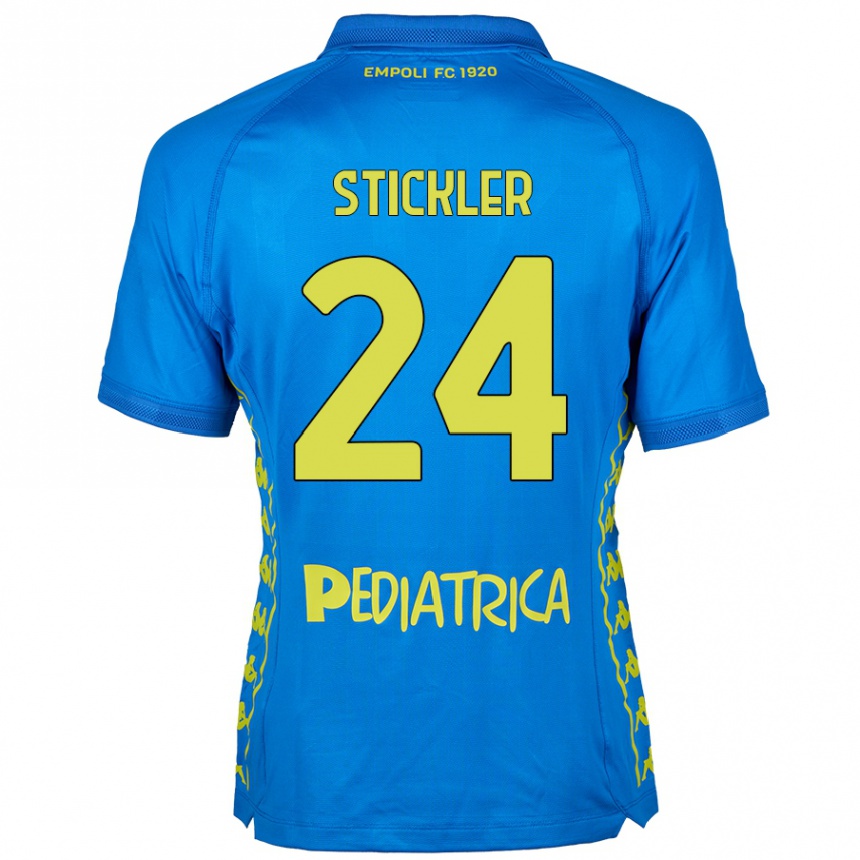 גברים כדורגל Mateo Stickler #24 כְּחוֹל ג'רזי ביתית 2024/25