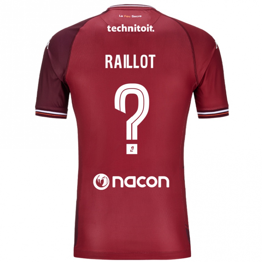 גברים כדורגל Lilian Raillot #0 גרנאטה אדומה ג'רזי ביתית 2024/25