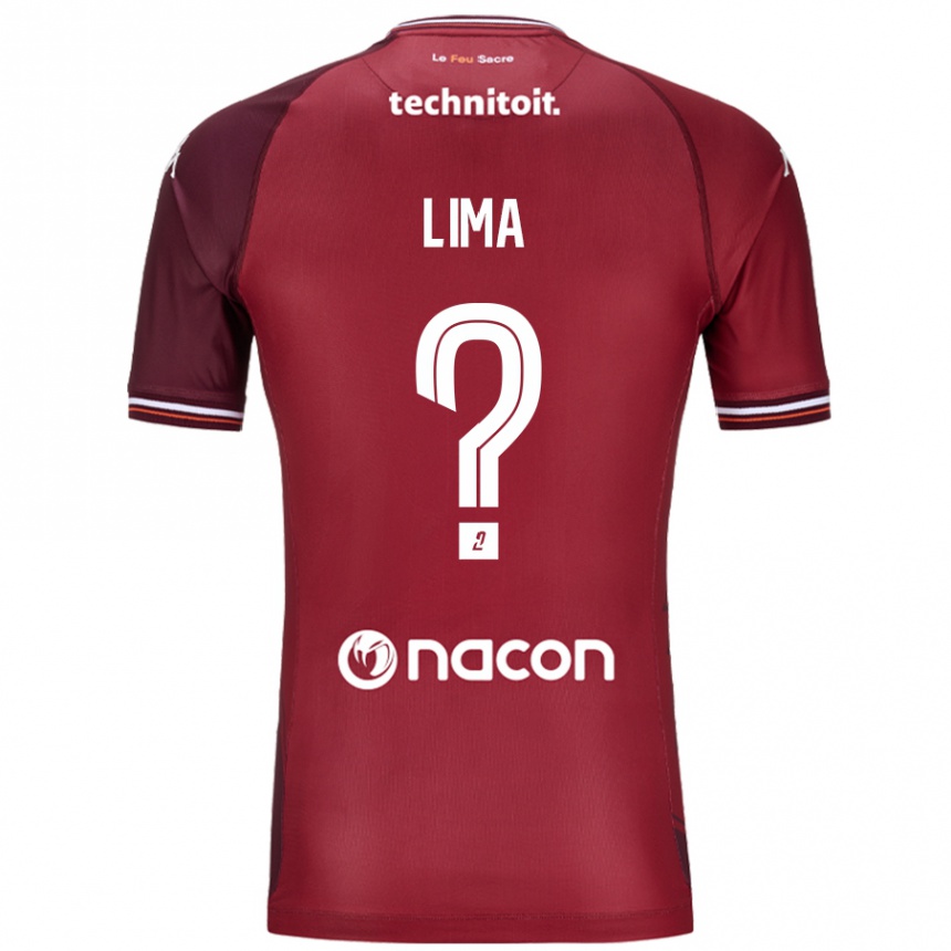 גברים כדורגל Edson Lima #0 גרנאטה אדומה ג'רזי ביתית 2024/25