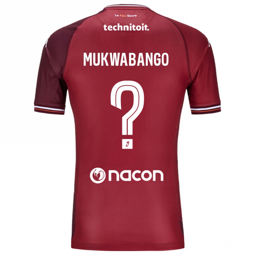 גברים כדורגל Bénit Mukwabango #0 גרנאטה אדומה ג'רזי ביתית 2024/25