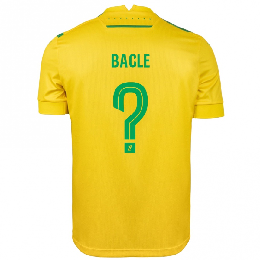 גברים כדורגל Thomas Bacle #0 צהוב ירוק ג'רזי ביתית 2024/25