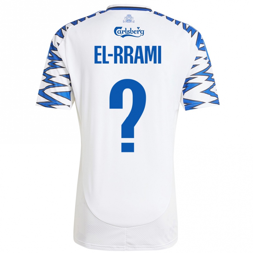 גברים כדורגל Jamil El-Rrami #0 לבן כחול שמיים ג'רזי ביתית 2024/25