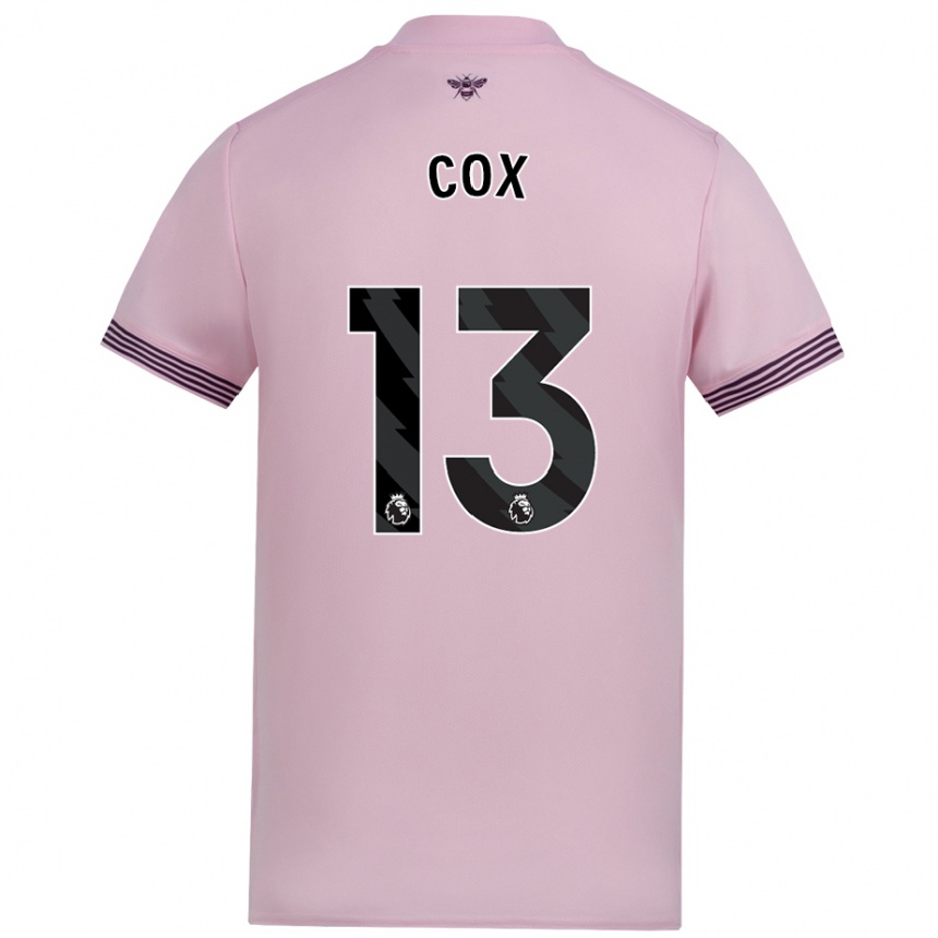 גברים כדורגל Matthew Cox #13 וָרוֹד הרחק ג'רזי 2024/25