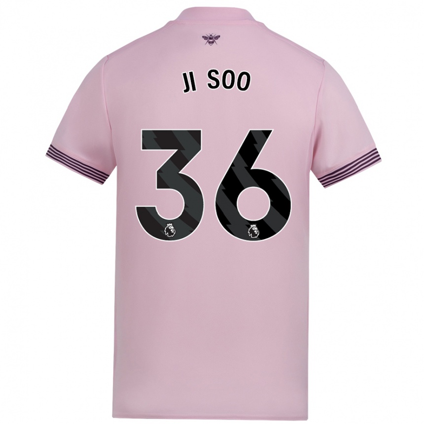 גברים כדורגל קים ג'י-סו #36 וָרוֹד הרחק ג'רזי 2024/25