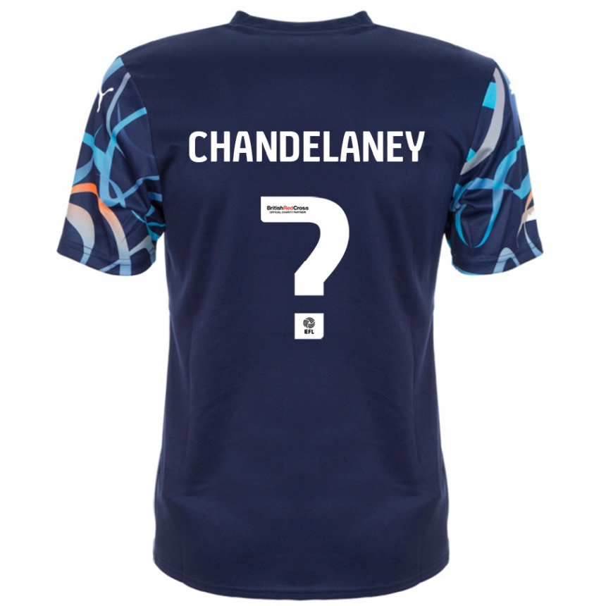 גברים כדורגל Yulan Chandelaney #0 כָּחוֹל כֵּהֶה הרחק ג'רזי 2024/25