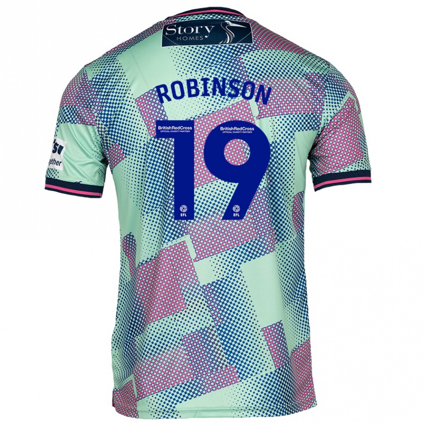 גברים כדורגל Jack Robinson #19 יָרוֹק הרחק ג'רזי 2024/25