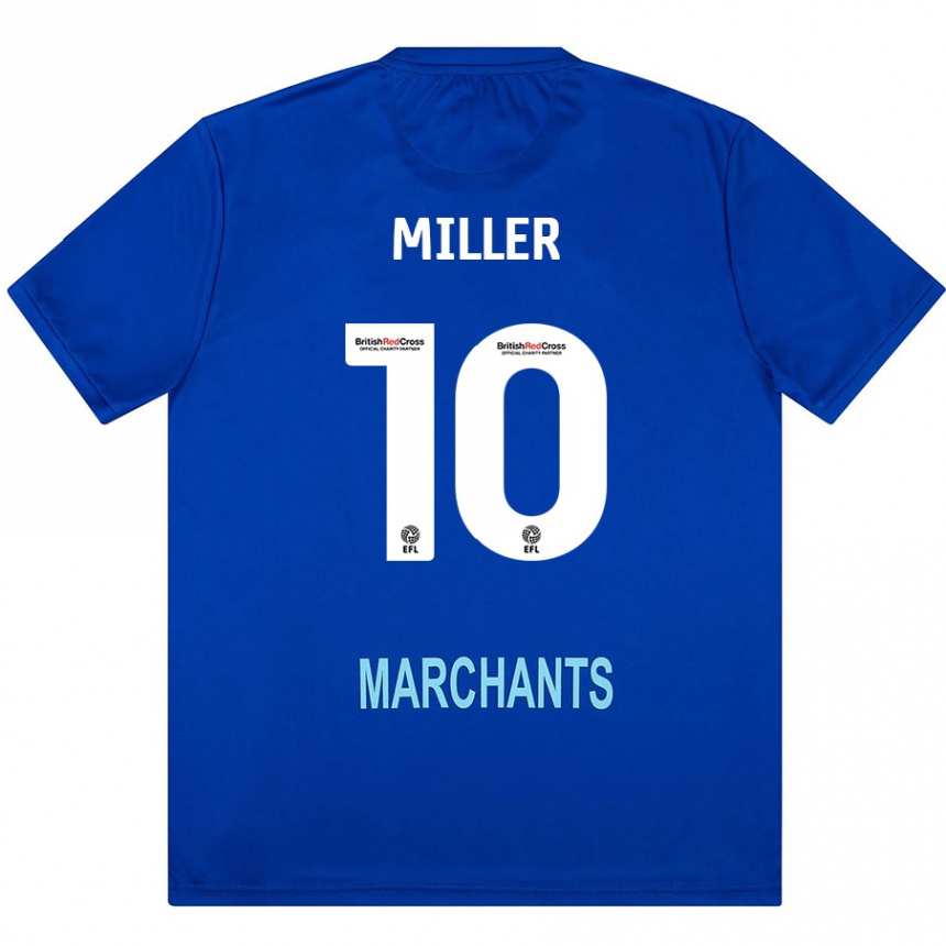 גברים כדורגל George Miller #10 יָרוֹק הרחק ג'רזי 2024/25