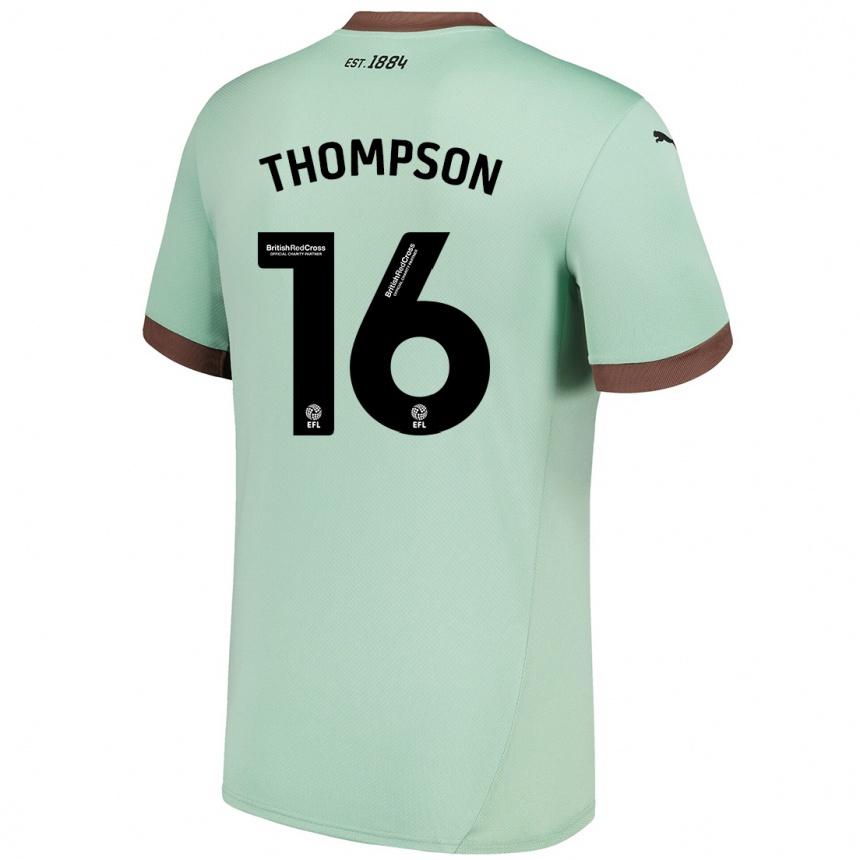 גברים כדורגל Liam Thompson #16 ירוק חיוור הרחק ג'רזי 2024/25