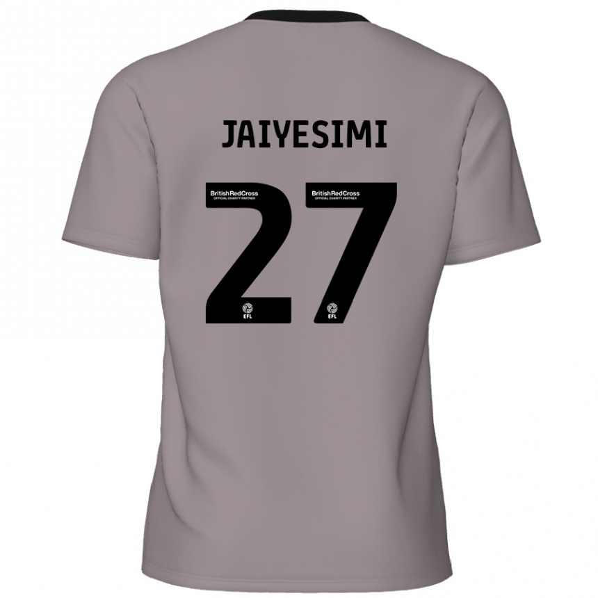 גברים כדורגל Diallang Jaiyesimi #27 אָפוֹר הרחק ג'רזי 2024/25