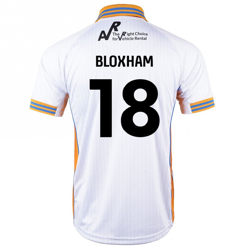 גברים כדורגל Tom Bloxham #18 לָבָן הרחק ג'רזי 2024/25