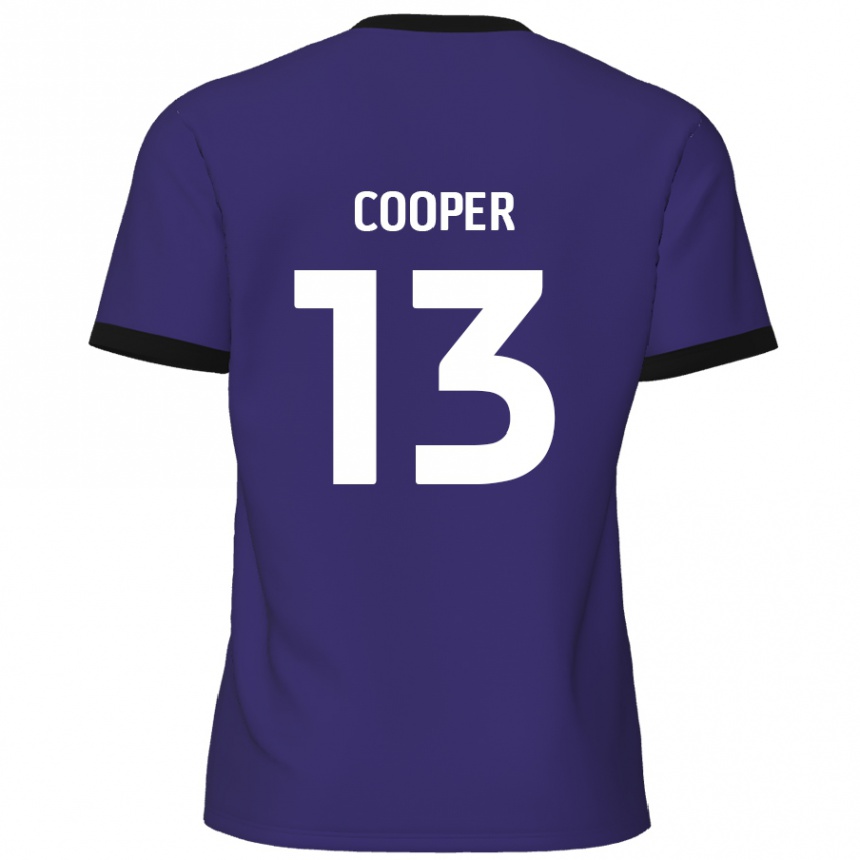 גברים כדורגל Murphy Cooper #13 סָגוֹל הרחק ג'רזי 2024/25