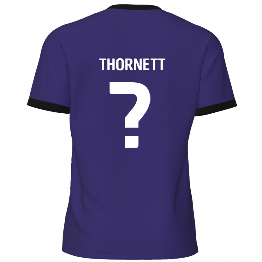 גברים כדורגל Alfie Thornett #0 סָגוֹל הרחק ג'רזי 2024/25