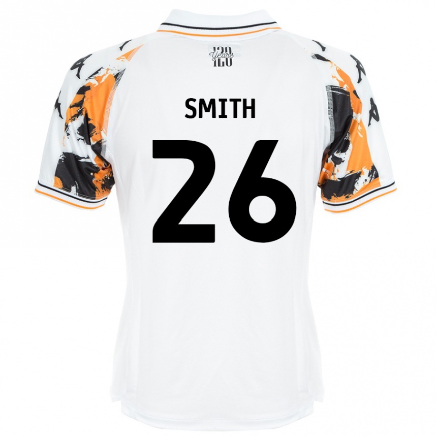 גברים כדורגל Andy Smith #26 לָבָן הרחק ג'רזי 2024/25