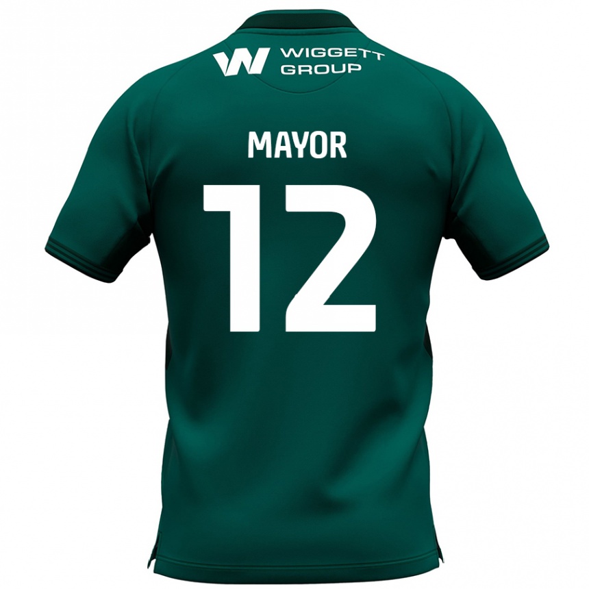 גברים כדורגל אדם מאיור #12 יָרוֹק הרחק ג'רזי 2024/25