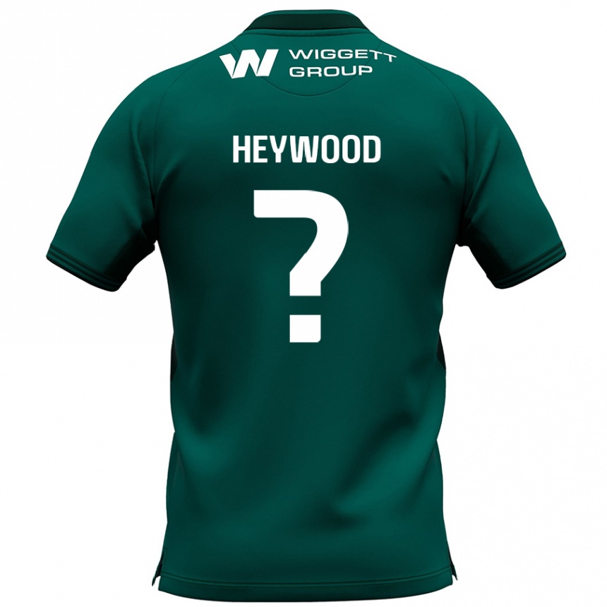 גברים כדורגל Kavalli Heywood #0 יָרוֹק הרחק ג'רזי 2024/25