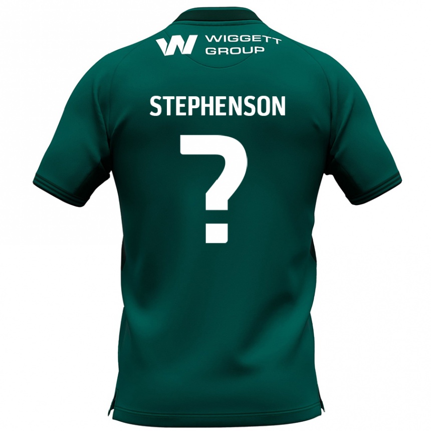 גברים כדורגל Joshua Stephenson #0 יָרוֹק הרחק ג'רזי 2024/25