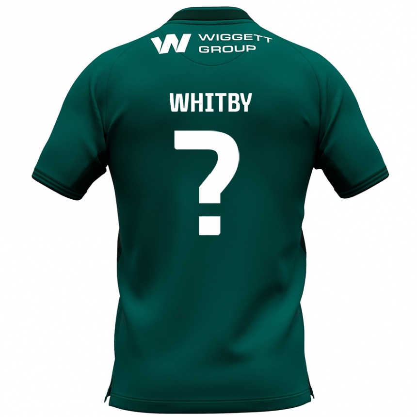 גברים כדורגל Oliver Whitby #0 יָרוֹק הרחק ג'רזי 2024/25