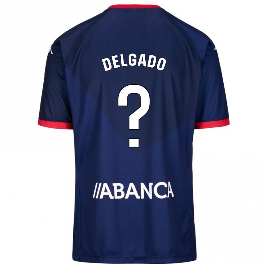 גברים כדורגל Álex Delgado #0 כָּחוֹל כֵּהֶה הרחק ג'רזי 2024/25