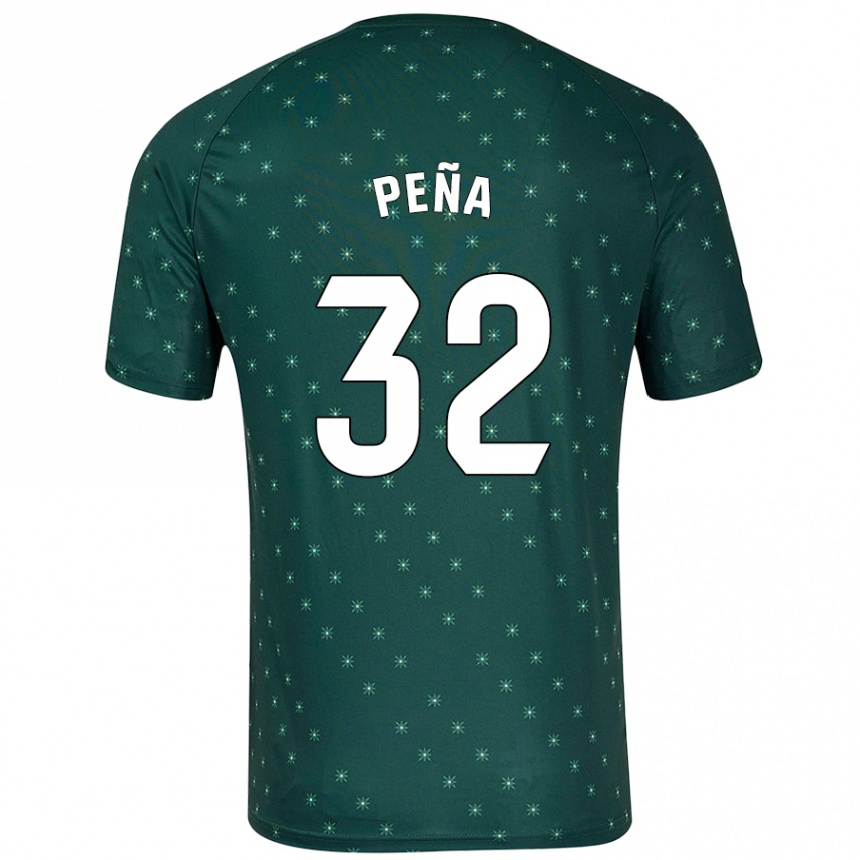גברים כדורגל Marcos Peña #32 ירוק כהה הרחק ג'רזי 2024/25