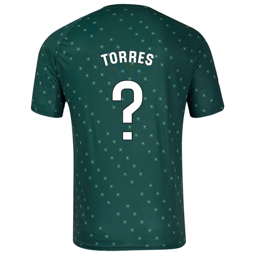 גברים כדורגל Alejandro Torres #0 ירוק כהה הרחק ג'רזי 2024/25