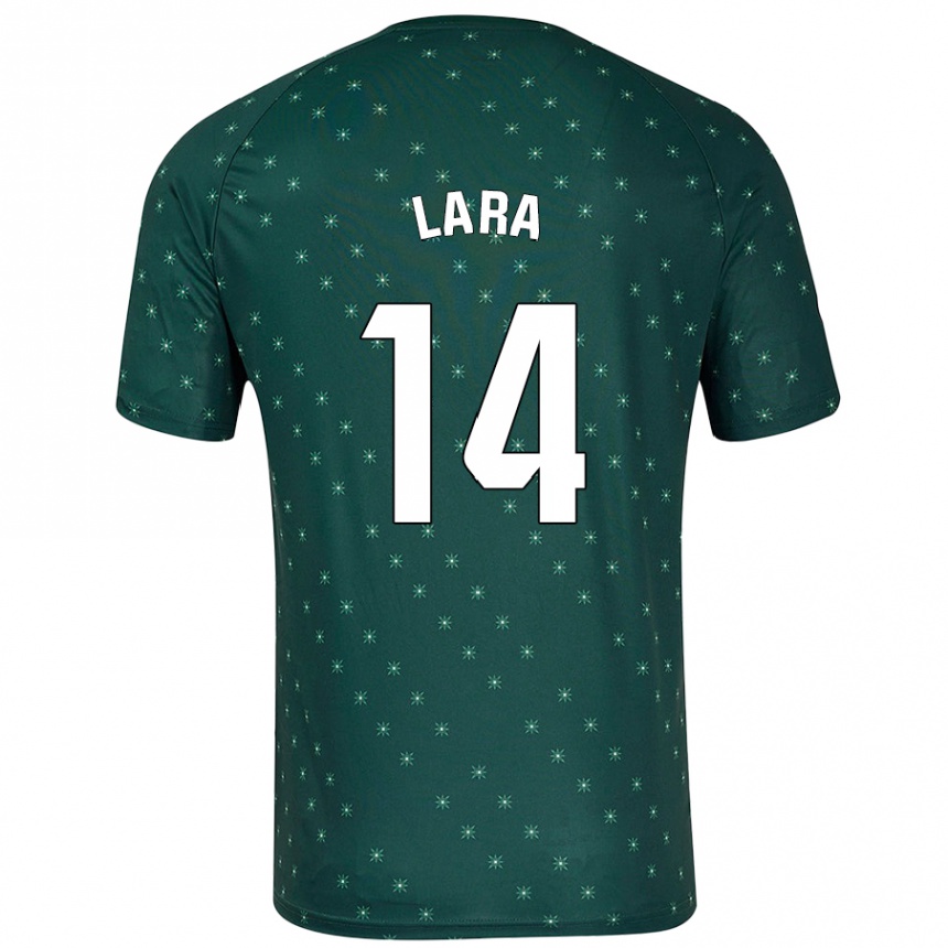 גברים כדורגל Luis Lara #14 ירוק כהה הרחק ג'רזי 2024/25
