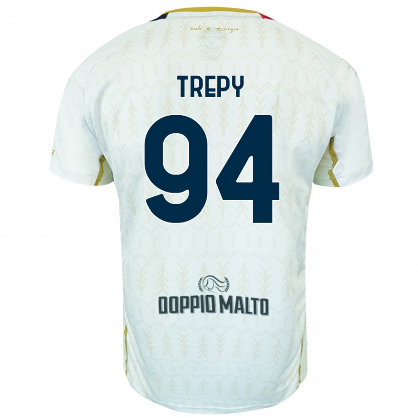 גברים כדורגל Yael Trepy #94 לָבָן הרחק ג'רזי 2024/25