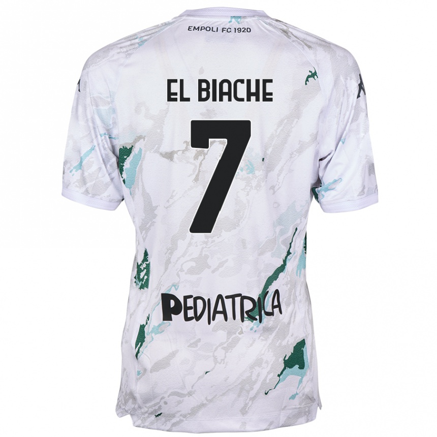 גברים כדורגל Noah El Biache #7 אָפוֹר הרחק ג'רזי 2024/25