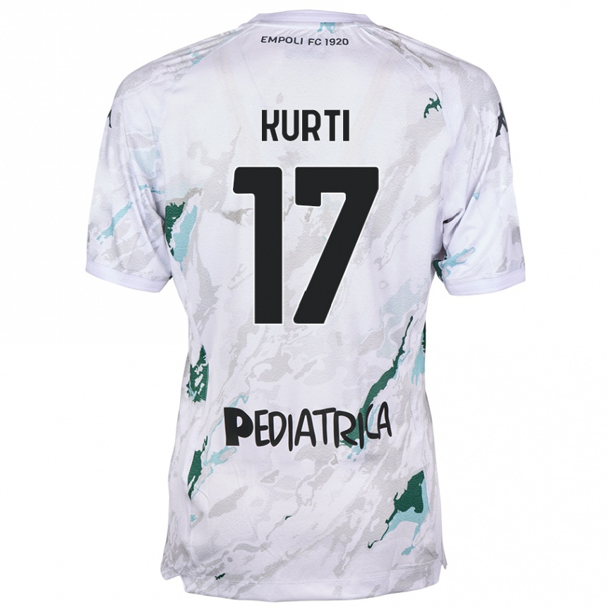 גברים כדורגל Adi Kurti #17 אָפוֹר הרחק ג'רזי 2024/25