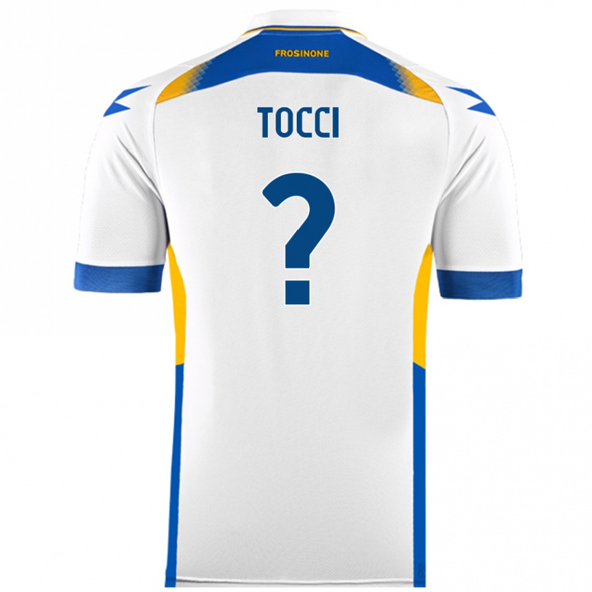 גברים כדורגל Federico Tocci #0 לָבָן הרחק ג'רזי 2024/25