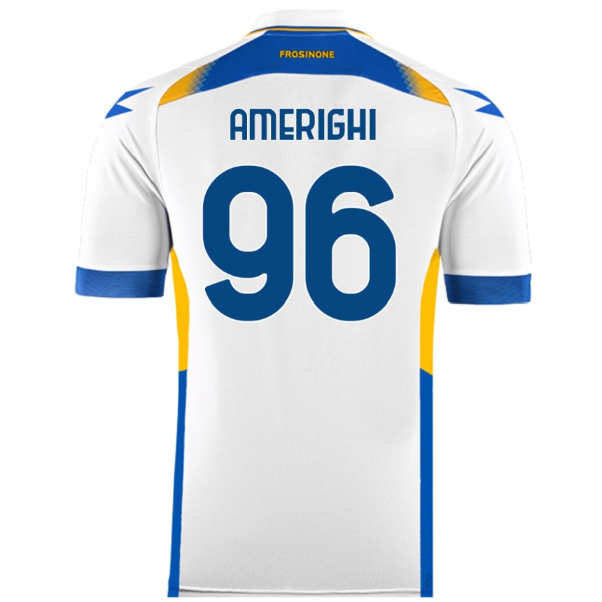 גברים כדורגל Igor Amerighi #96 לָבָן הרחק ג'רזי 2024/25