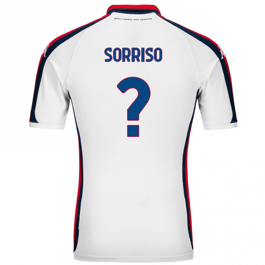 גברים כדורגל Sorriso #0 לָבָן הרחק ג'רזי 2024/25