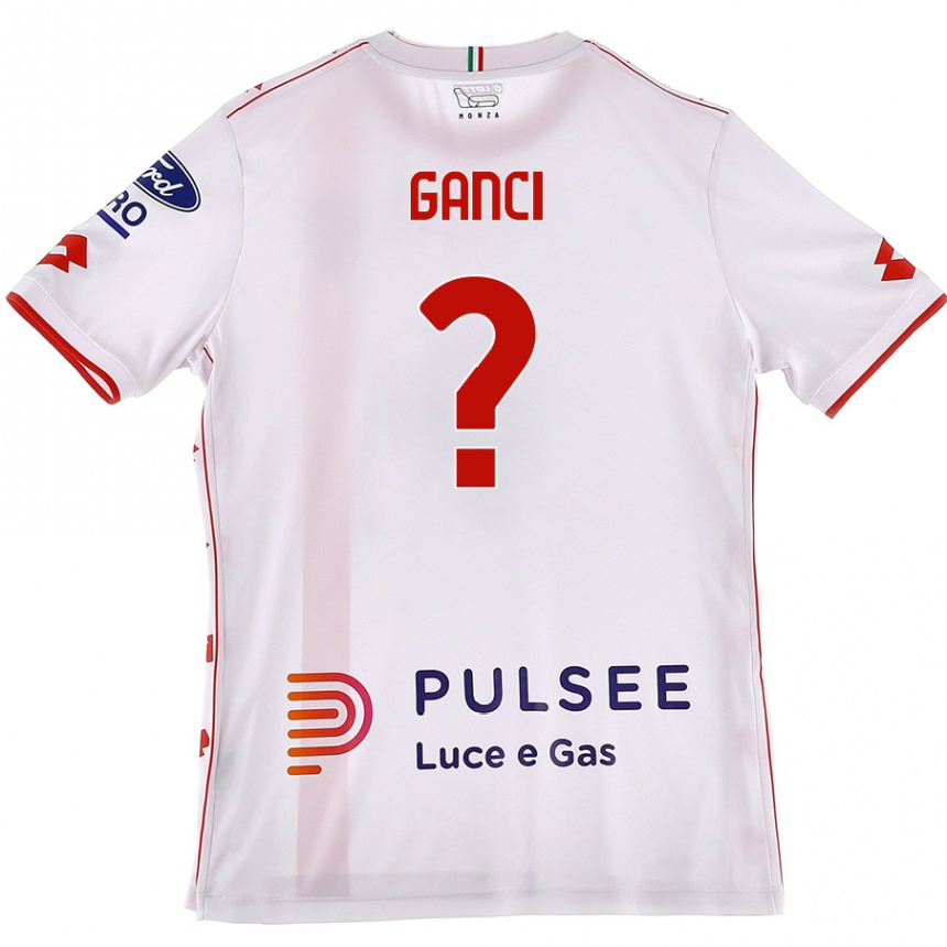 גברים כדורגל Daniele Ganci #0 לבן אדום הרחק ג'רזי 2024/25