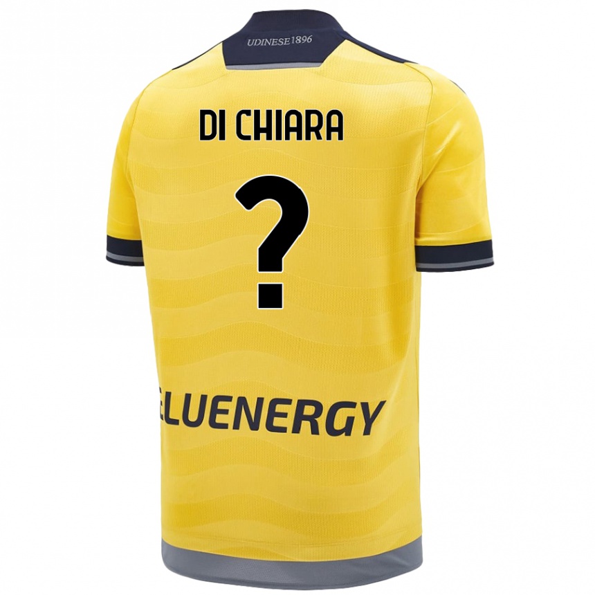 גברים כדורגל Andrea Di Chiara #0 זָהוּב הרחק ג'רזי 2024/25