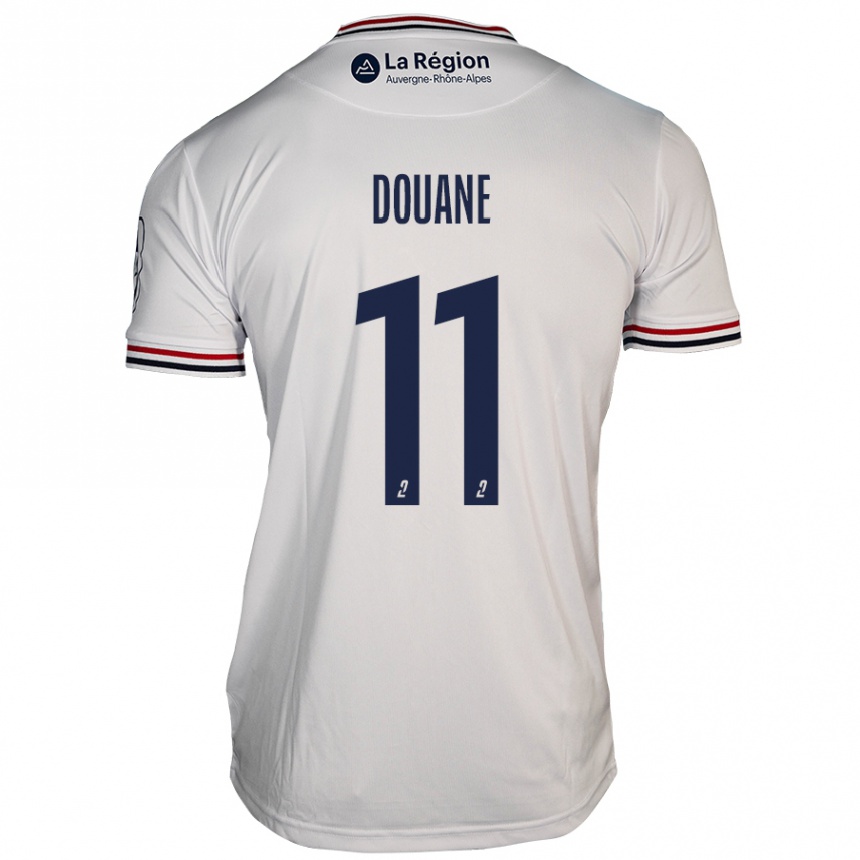 גברים כדורגל Maïdine Douane #11 לָבָן הרחק ג'רזי 2024/25