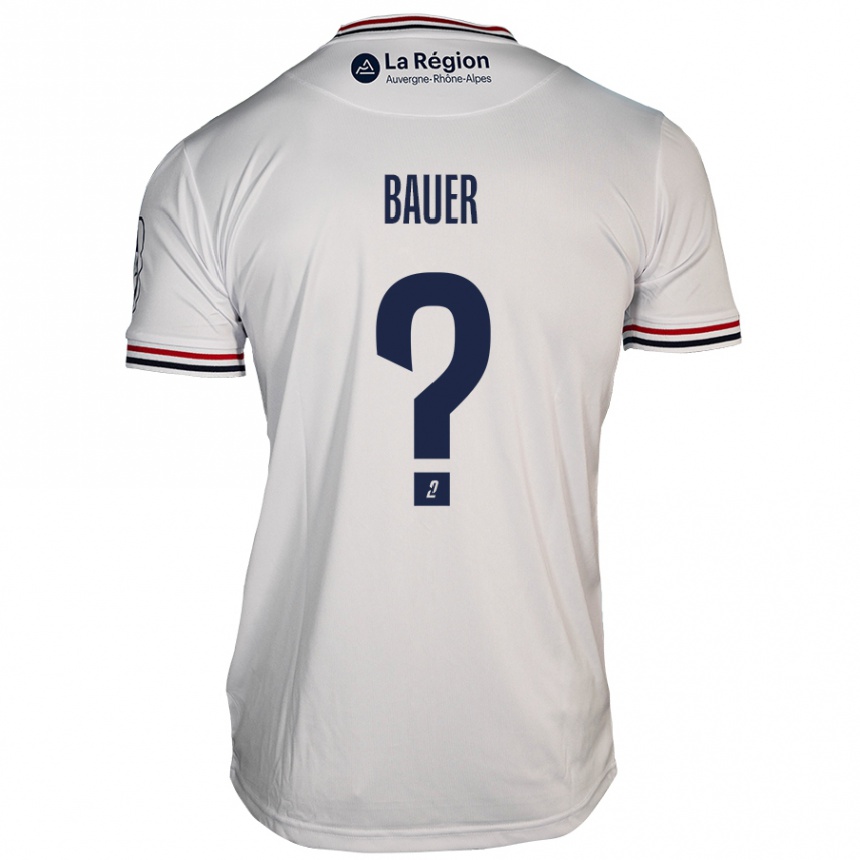 גברים כדורגל Hugo Bauer #0 לָבָן הרחק ג'רזי 2024/25