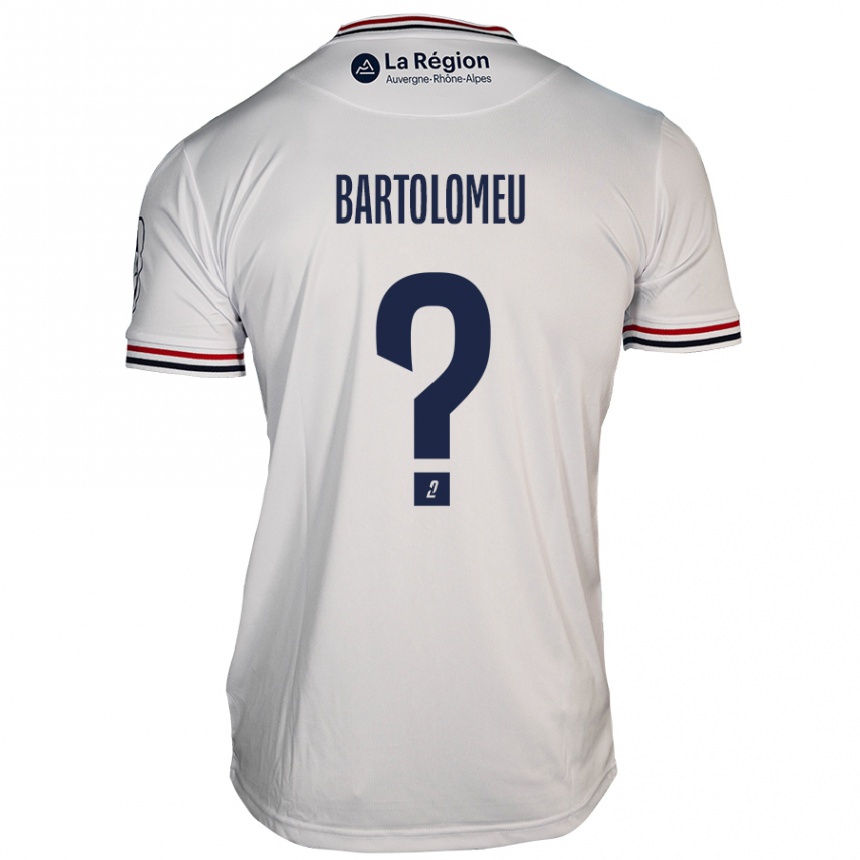 גברים כדורגל Malo Bartolomeu #0 לָבָן הרחק ג'רזי 2024/25