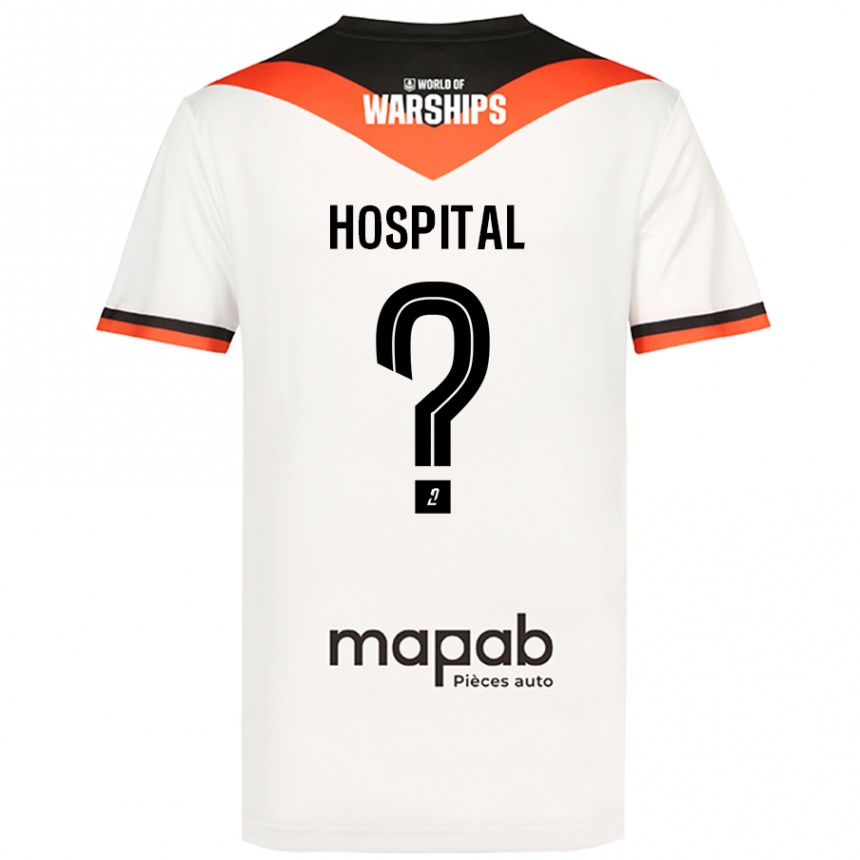 גברים כדורגל Alex Hospital #0 לָבָן הרחק ג'רזי 2024/25